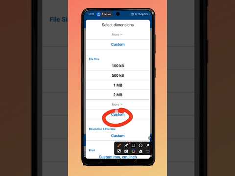 Photo Resizer|| Mb to Kb convert || #mobile #creator #resizer @AnilTechChampion