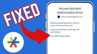 How To Fix Error 400 On Google Authenticator