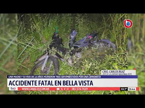 Impactante accidente en Bella Vista: dos víctimas y un conductor bajo Investigación