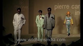 Milind Soman, Arjun Rampal and Rahul Roy walk for designer Pierre Cardin