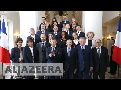 France's Macron holds first cabinet meeting