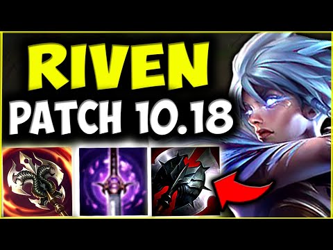 BEST RIVEN CARRY BUILD FOR PATCH 10.18+ (Season 10 Riven Guide) - League of Legends