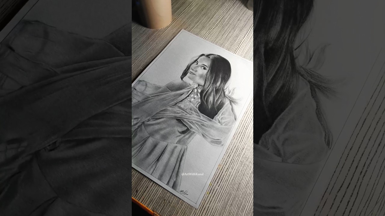 Commission Work🤍 #commission #pencildrawing #sketch #explore #shorts #artist #art