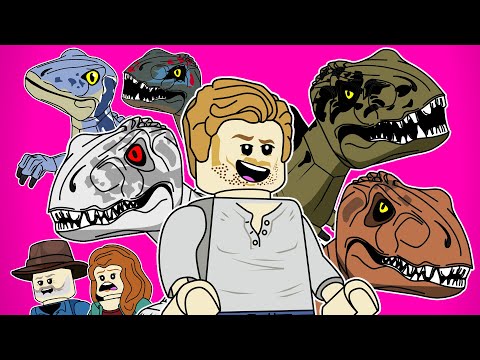 ♪ LEGO JURASSIC WORLD THE MUSICAL - Animated Parody Song