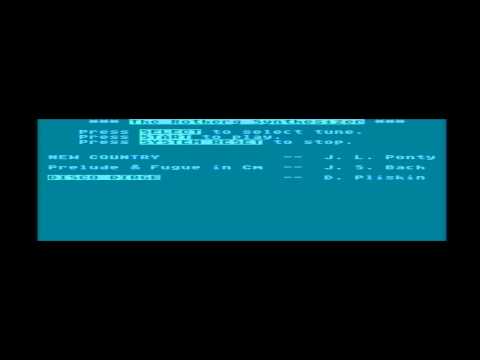 Atari 8-bit music demo - The Rotberg Synthesizer