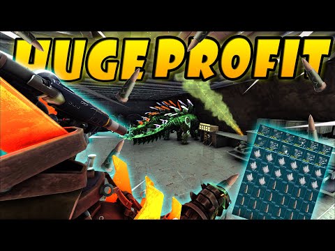 I SOLO RAIDED This HIDDEN Cliff Base For HUGE Profit - ARK