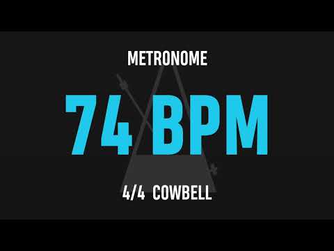 74 BPM 4/4 - Best Metronome (Cowbell)