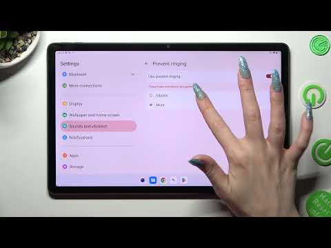 How to Open Haptics Settings in Lenovo Tab P11 Gen 2 - Enter Vibration Settings
