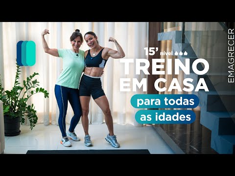 Treino em casa para todas as idades com minha mãe - Carol Borba 