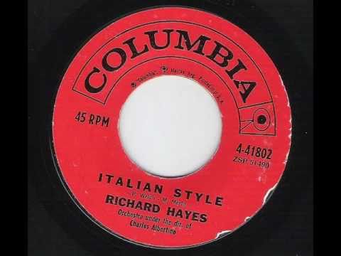 RICHARD HAYES - Italian Style - COLUMBIA