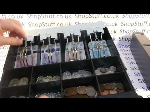 CountLab Standard Key Operated Under Counter Manual Till Cash Drawer | How To Use & Demonstration