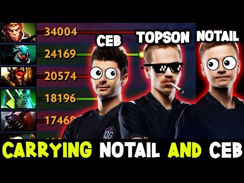 Topson Carrying Notail And Ceb To Victory Vs Jerax And Newbee Kaka | King Of Monkey King Dota 2