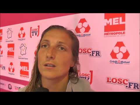 Maud Coutereels  après Lille OSC - En Avant Guingamp le 22.04.2018
