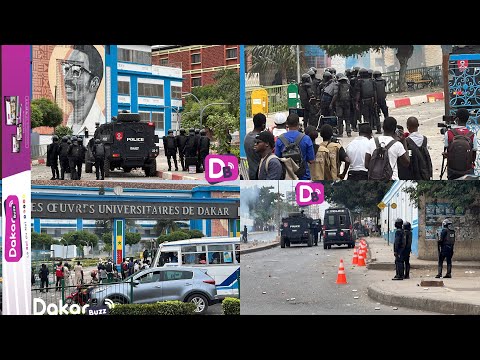 🔴 Direct : ça chauffe à l'UCAD - Manifestation entre les étudiants et les forces de l'ordre...