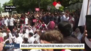 India Detains Opposition Leader Rahul Gandhi During Voter List Protests