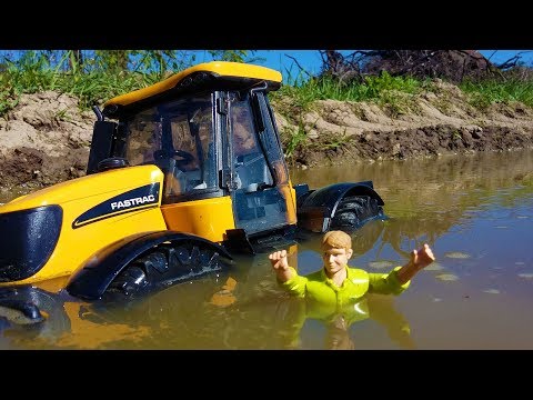 BRUDER RC tractors BEST OF crashes and accidents!