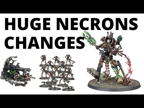 ENORMOUS Necrons Rules Changes - Index Necrons Datasheet Highlights and Buffs