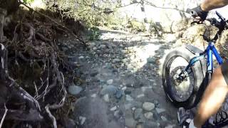 preview picture of video 'Trabuco Canyon 02 on a fat bike using Wizmount CU2pack (Mukluk and Me 06)'