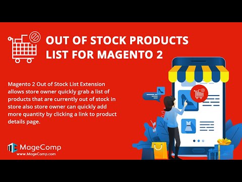 Magento 2 Out of Stock Products List Extension by MageComp