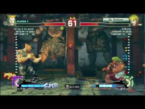 Mr up 2 no good (Guile) vs Sr Momo (Ken)