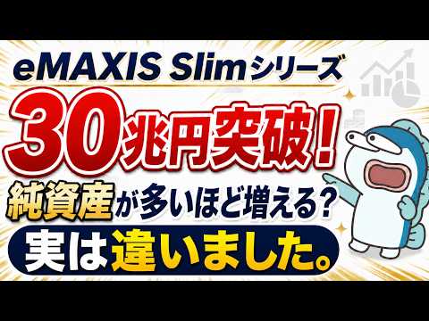 純資産額の差が13倍ある、eMAXIS Slimオルカン。楽天オルカンよりお得って本当?