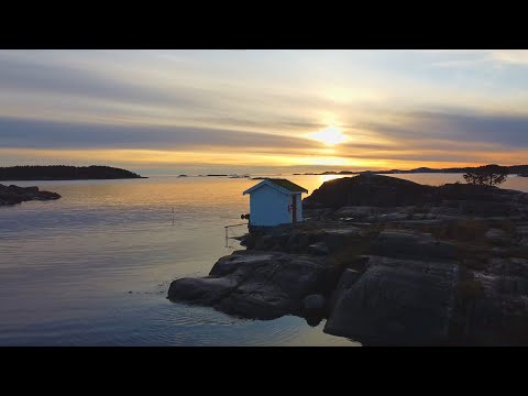 Seasons. Summer vs. Winter in Norway. Drone films Norway