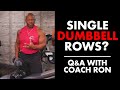 Can I MAXIMIZE MY BACK with SINGLE DUMBBELL ROWS?