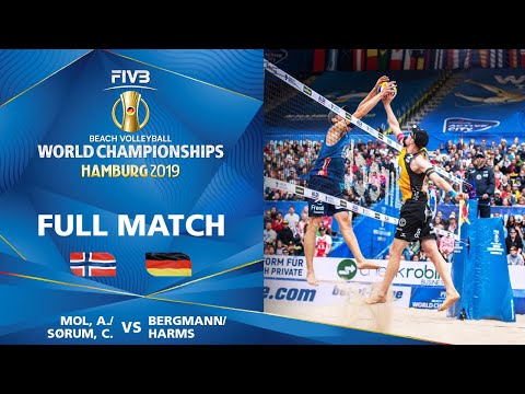 Mol/Sorum (NOR) vs. Bergmann/Harms (GER) - Full Match | Beach Volleyball World Champs Hamburg 2019