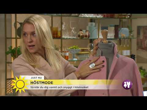 Så klär du dig både varmt och snyggt i höstrusket - Nyhetsmorgon (TV4)