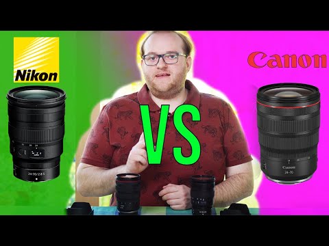 Nikon vs Canon 24-70mm F/2.8 shootout - Z mount vs RF