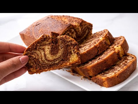 Best Marble Cake Recipe | Soft & Moist Marble Cake | Easy Homemade Cake