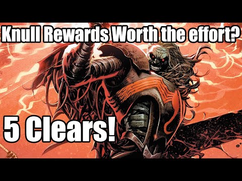 Knull Rewards and 5 full Clears! (Marvel Future Fight)