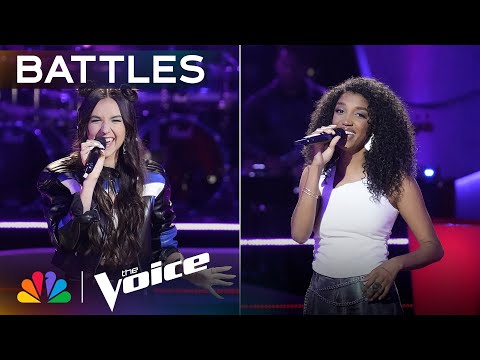 Maddi Jane & Nadège's Stellar Performance of "Can't Take My Eyes Off Of You" | The Voice Battles