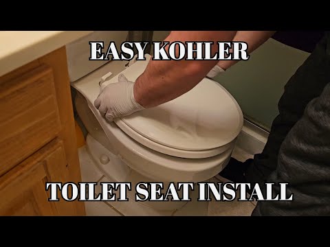 Install This Kohler 4639 RL 0 Toilet Seat In Minutes!