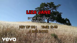 Vince Gill - Liza Jane (Karaoke)