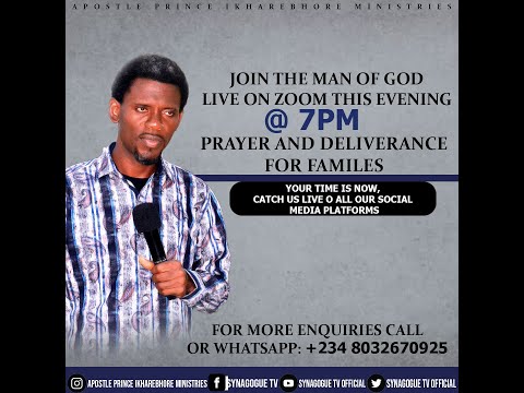 PRAYER AND DELIVERANCE FOR ALL FAMILIES {12 OCTOBER 2023}