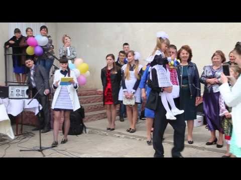 Şcoala din Oprişeni, raionul Hliboca.