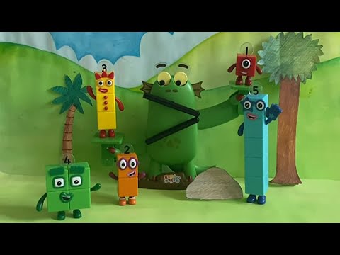 The Numberblocks Blockzilla Episode Numberblocks Toys & Math Link Cubes Learn Greater and Less Than
