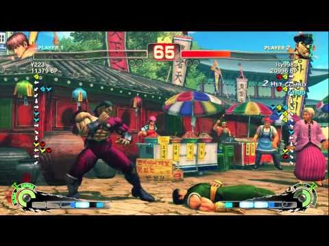 藍弟 lsy9983 [Bison] vs Y223 [Guy] SSF4 Japanese Online Ranked Matches - TRUE-HD