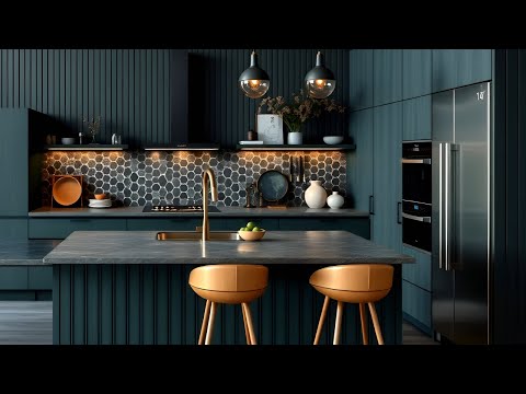 Top 20 Dark Green Kitchen Interior Design