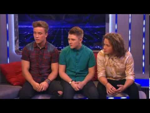 Sam Callahan and Nicholas McDonald working out