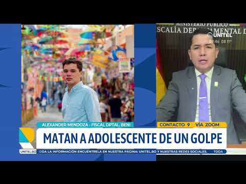 Beni: Acusado de matar a joven de un golpe es enviado a la cárcel con detención preventiva