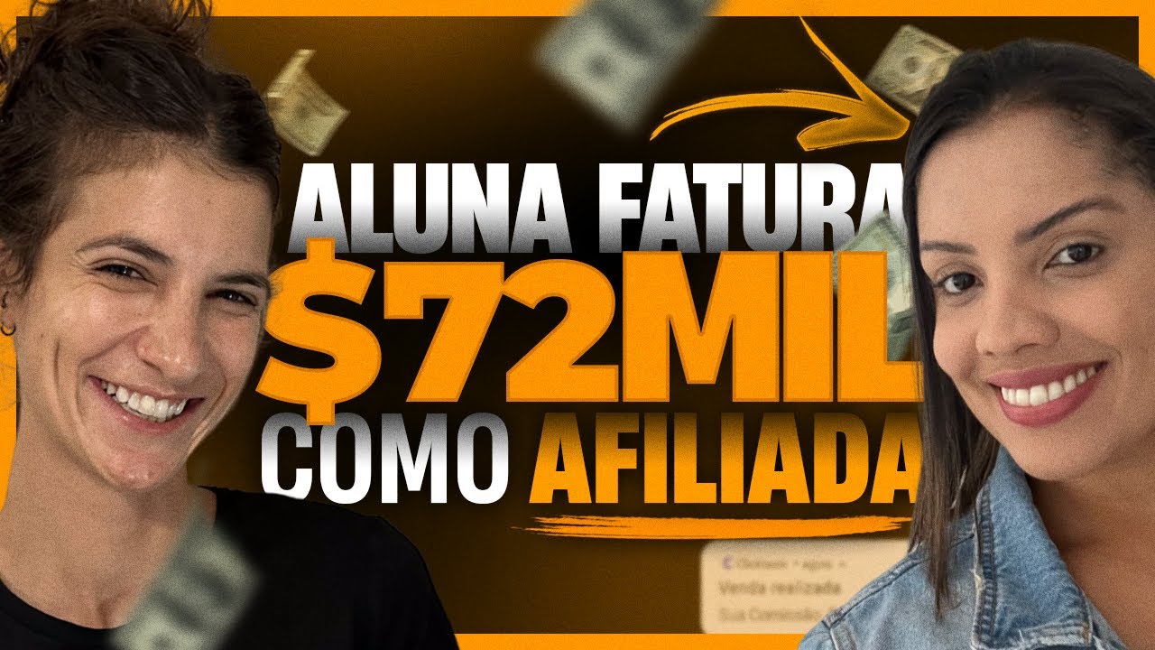 Aluna Fatura 72 Mil Reais Vendendo em Dólar com Marketing de Afiliados