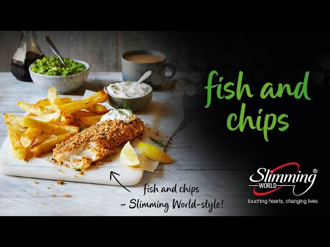 Slimming World fish, chips and mushy peas recipe - 1½ Syns