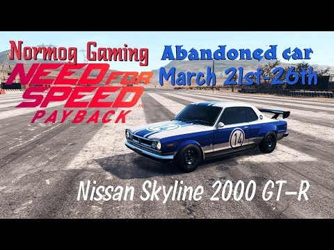 Need for Speed:Payback Abandoned Car. March 21st-???
