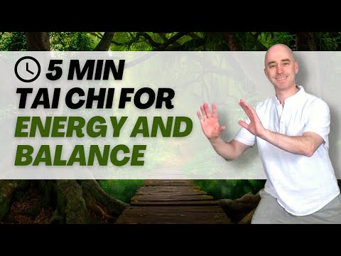 Tai Chi and Breath Training for Energy and Balance | 5-min Morning Flow for Beginners