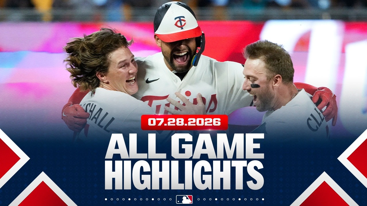 Highlights from ALL GAMES on 7/28 (Royce Lewis WALKS IT OFF, Gavin Williams' 12 Ks & MORE!)