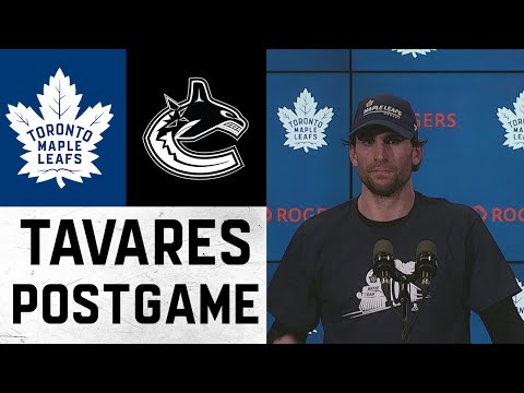 John Tavares Post Game ' Toronto Maple Leafs vs Vancouver Canucks ' March 5, 2022