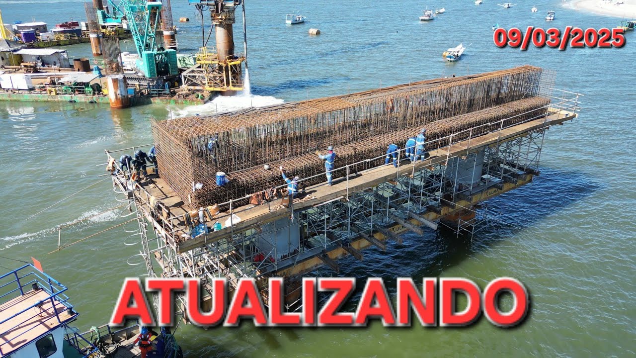 Atualizando as Obras da Ponte de Guaratuba-Pr