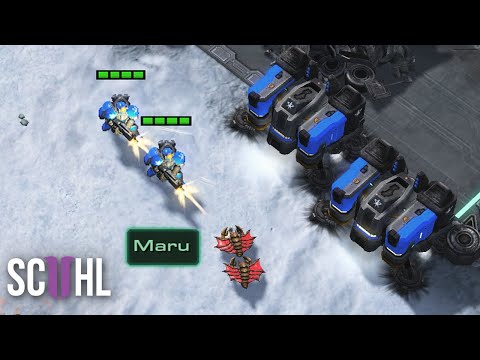 Maru's Double Barracks Rush - Starcraft 2: Maru vs. Solar